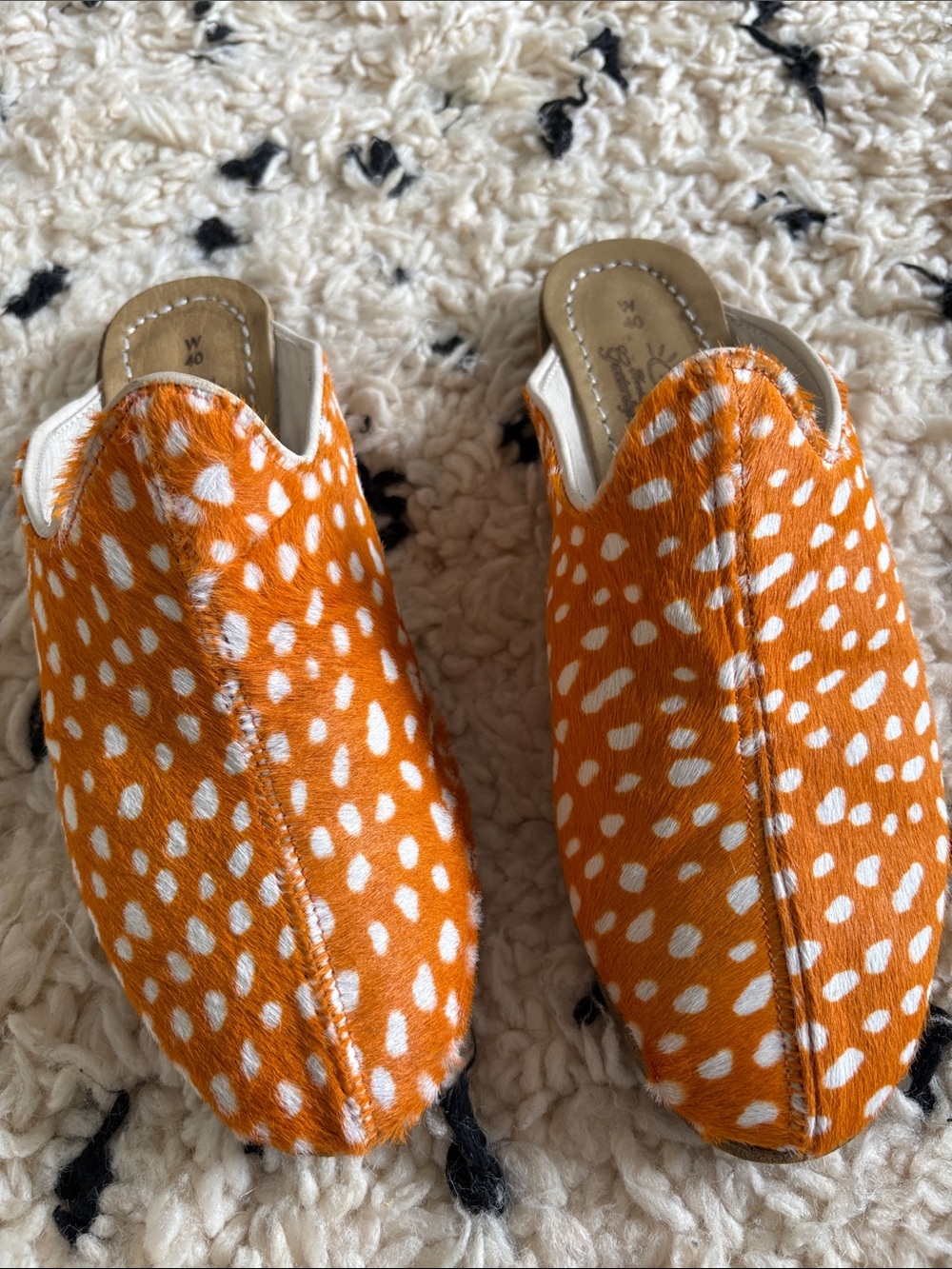 Sabah Spotted Mule Slides